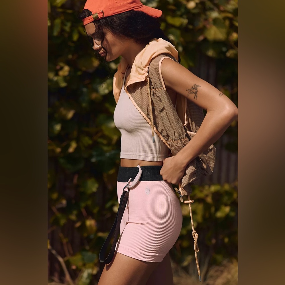 NWOT Free People Movement Happiness Runs Prajna Shorts